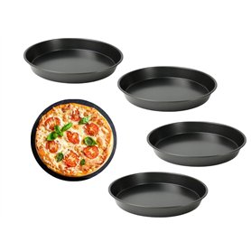 Kellegour 4 Pièces Plaque à Pizza Ronde
