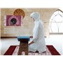 Abiyou 1 Piece Tapis de Prière,Tapis de Prière Musulman,Tapis de Prière de Voyage Islamique,Tapis de Priere de Poche,Voyage Priè