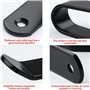 Abiyou 6 Pièces Support Mural pour Snowboard, Support Horizontal pour Snowboard avec Vis, Support Skateboard Mural, Support Mura