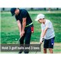 Hitopin 6 Pièce Sac de Transport pour Balles de Golf, Golf en Néoprène Portable avec Clip, Pochette Porte-Tee de Golf avec Clip,