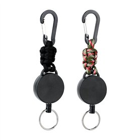 Lot de 2 porte-clés rétractable