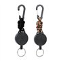 Lot de 2 porte-clés rétractable