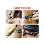 Abiyou 2PCS Pince Collier de Serrage, Pince de Serrage de Voiture, CV Pince à joint Outil, Pince Colliers Bandes à Sertir, Pince