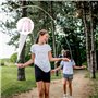 Shirene Corde à Sauter pour Enfants,Corde à Sauter pour Enfants avec Poignée en Bois,Cordes à Sauters Réglables Violettes pour E