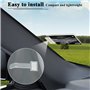 Clip de Ticket de Pare-Brise,12 Pcs Clip de Ticket de Parking Clip de Ticket Auto-Adhésif de Permis de Pare-Brise Clear Frame Ho