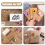 Mini Enveloppes,25 PCS Kraft Enveloppe Enveloppes de Correspondances et de Cartes de Vœux Mini Enveloppe Cadeau pour Noël Thanks