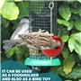 2 Pièces Brochette Nourriture Perroquet en Acier,Inoxydable Porte-Fruits Viande Alimentaire,Bâton Titulaire,pour Cages Oiseau,An