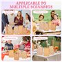 Aurinovellia 20 Pièces Pochette Cadeau, Sac en Papier Kraft Cadeau, avec 36 Autocollants, Sac en Papier Kraft, pour Bonbons et C