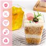 160ml/5oz Verres à Dessert Réutilisables avec Cuillère