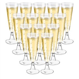 Behiruch 50 Pièces Flûtes à Champagne Transparent