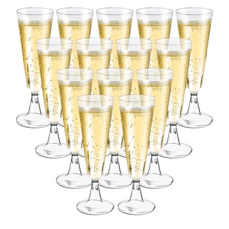 Behiruch 50 Pièces Flûtes à Champagne Transparent