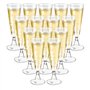 Behiruch 50 Pièces Flûtes à Champagne Transparent