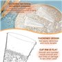 Behiruch 50 Pièces Flûtes à Champagne Transparent, Verres à Champagne en Plastique Élégantes Reutilisables, 160ml Gobelet Verre 