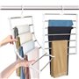 2 Pièces Inoxydable Cintre Pantalon