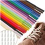 Lot de 20 embouts de réparation de lacets transparents, extrémités et extrémités de cordon, gaines thermorétractables, pointes d