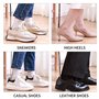Chausse Pied Metal,Chausse-Pieds Long Pieds Chaussures Manche,Aide Chaussage à Bottes Chaussepied,Durable Chaussé Crochet Elargi