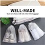 10 Pièces Sac Chaussures Voyage,de à Rangement Chaussure Sacs Cordon Housse avec Transparents a Indispensable Pochette Range Acc