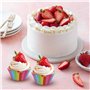 200 Pièces Caissette Muffins Papier,Moule Cupcake Muffin à Caissettes a Baking en Cuisson Cupcakes Cups de Moules Fond Paper Sul
