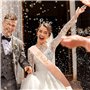 Bride to be Decoration,Mariée Voile Accessoires Echarpe Veil écharpe de Fête Accessoire Avec Bandeau Couronne écharpes et Serre-