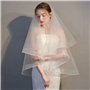 Bride to be Decoration,Mariée Voile Accessoires Echarpe Veil écharpe de Fête Accessoire Avec Bandeau Couronne écharpes et Serre-
