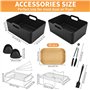 Set d'accessoires pour friteuse à air chaud Ninja Foodi Max AF400EU AF300EU,8 pièces de moules en silicone pour friteuse à air c