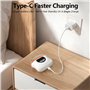 Coupe Ongle Electrique, 2025 Nouveau Coupe-ongles Automatique avec lumière LED avec 3 Vitesses, 3 en 1 Portable Lime a Ongle éle