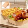 170PCS Papier Cuisson Air Fryer pour Ninja Foodi Flexdrawer AF500EU 10.4 L,Food-Grade BPA gratuit, Jetable Antiadhésive Sans Hui