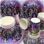 Vaisselle de Fête Anniversaire Jeu Vidéo,Doyomtoy 62 Pièces Vaisselle Papier Set Assiettes en Papier Serviettes Tasses pour Fête