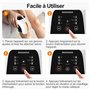Masseur de Genou Sans Fil, Thérapie Infrarouge, Appareil de Massage des Genoux Avec Écran Tactile LED, 3 Niveaux de Chaleur et d