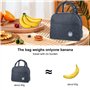 2 Pièces Sac Isotherme à Repas-Sac repas isotherme-6 L Lunch Bog avec Feuille d'Aluminium Isolée-Convient pour le Bureau et piqu
