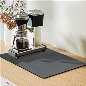 Tapis en Silicone pour Machine à Café - Tapis Antidérapant et Imperméable (30x40 cm) pour Électroménagers