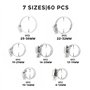 Collier de Serrage Inox 60 Pièces 8-38mm - Collier de Serrage Métallique - Collier Durite - Collier de Serrage Tuyau