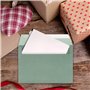 Enveloppes Vertes(40 Pièces) – Enveloppes Autocollantes – Enveloppes Carrées – 18,34 x 13,34 cm – Enveloppes Sans Fenêtre – Idéa
