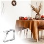 Euleryoo Lot de 8 pinces à nappe en acier inoxydable Pinces à nappe Paquet de 8 pinces de nappe pratiques pour attacher les napp