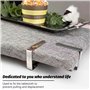 Euleryoo Lot de 8 pinces à nappe en acier inoxydable Pinces à nappe Paquet de 8 pinces de nappe pratiques pour attacher les napp