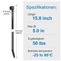 8 mm - En nylon - Résistants aux UV - Résistance à la traction - 22 kg - Fermeture éclai