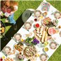 61Pcs Vaisselle d'anniversaire Assiettes Aarc-en-ciel Gobelets en Papier Serviettes