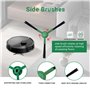 HIYOUNG Pièces de rechange pour iRobot Roomba Plus 505/405 Combo, 2 brosses principales, 4 filtres, 4 lingettes, 4 brosses latér