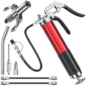 Lvelfe Pistolet à Graisse Haute Performance 8000 PSI avec Raccord Rapide
