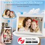 1 Pouces avec écran Tactile Cadre Photo électronique avec mémoire de 32 Go
