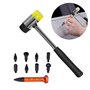 MENQANG Marteau à inertie + 4 outils de démontage de voiture - Convient pour les grandes et petites bosses - Revêtement intérieu