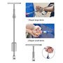 MENQANG Marteau à inertie + 4 outils de démontage de voiture - Convient pour les grandes et petites bosses - Revêtement intérieu