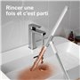 NEXROLA raclette Douche Sol Silicone, Raclette Douche Largeur 35 cm avec Manche INOX Réglable 4 Positions (130 cm), Raclette Vit