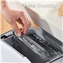 NEXROLA poubelle cuisine pliable avec couvercle, poubelle 9 litres pouvant être accrochée à une porte ou posée sur un plan de tr