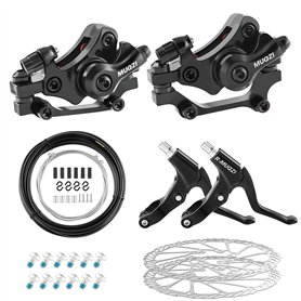 Kit de Frein à Disque pour vélo Kit de Frein à étrier Avant arrière Rotor 160mm
