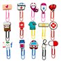 Lot de 15 trombones multicolores - Cadeau pour médecin - Cadeau pour les étudiants en médecine - Cadeau pour les étudiants en mé