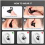 Bouchons d'oreilles de natation pour adultes,4 paires de bouchons en silicone souple,imperméables et réutilisables,protection de