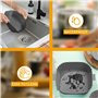 Qacpahucy 3 Pièces Air Fryer Accessoires - Moule Silicone Air Fryer - Réutilisable Moule Air Fryer - pour Friteuse Air Micro-ond