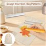 Cottonbag Sac en Coton 25 Pièces - Sacs en Coton - En Tissu avec Cordon de Serrage - Sacs de Rangement en Tissu pour Anniversair