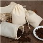 Cottonbag Sac en Coton 25 Pièces - Sacs en Coton - En Tissu avec Cordon de Serrage - Sacs de Rangement en Tissu pour Anniversair